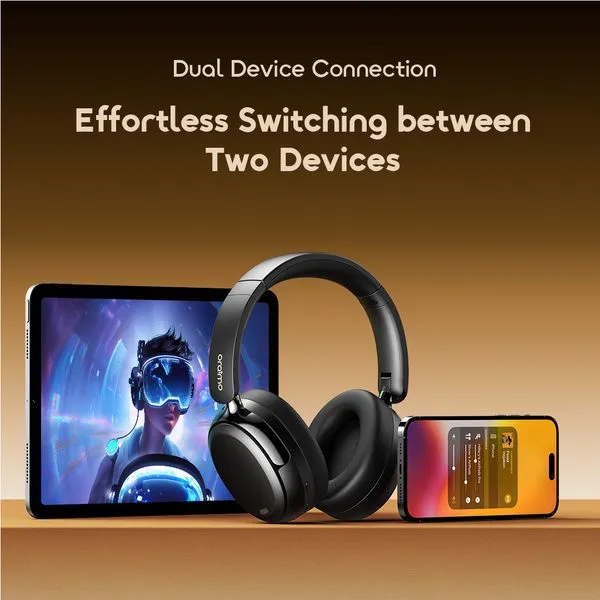 oraimo boompop n wireless headphones with hybrid anc 65 hour playtime